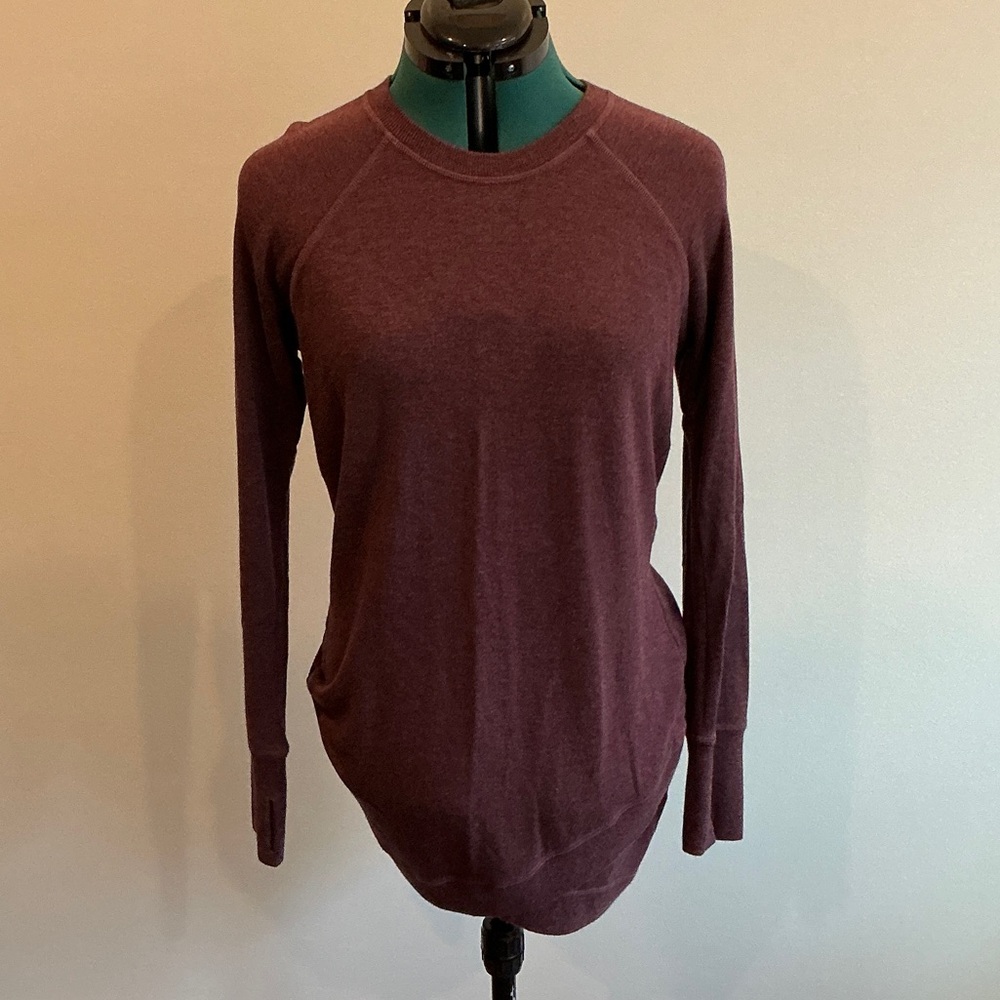 Athleta Plum Long Sleeve Tee